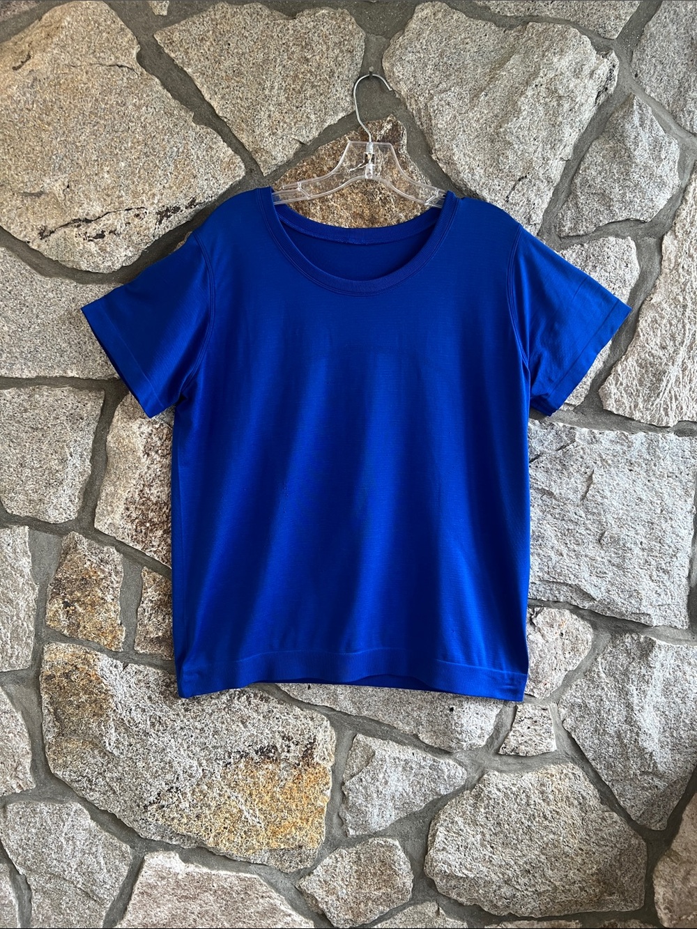 lululemon athletica Short-Sleeve Crewneck T-Shirt in Royal Blue